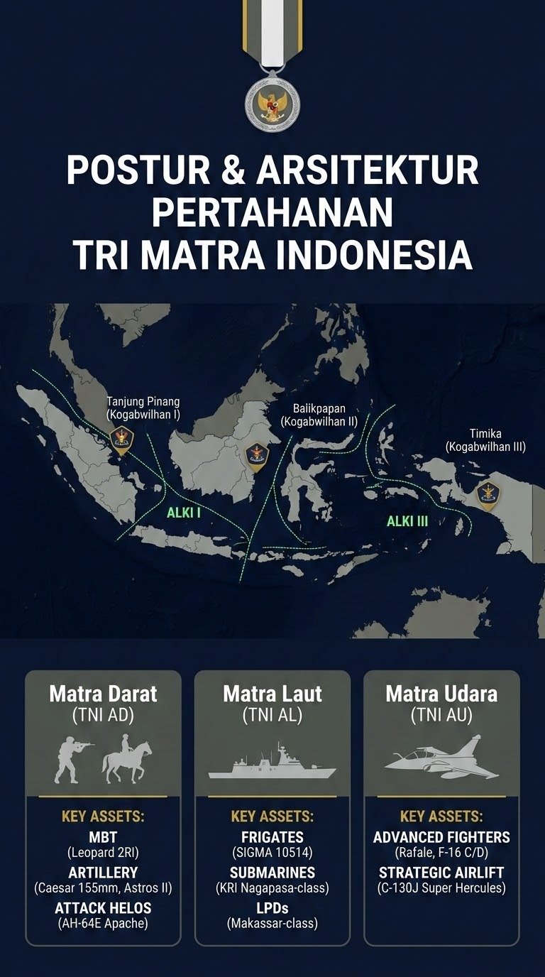Memahami Militer Indonesia: Evolusi Doktrin, Geostrategi Kepulauan, dan Operasional Gabungan
